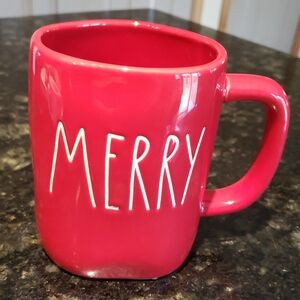 Rae Dunn Red MERRY Mug